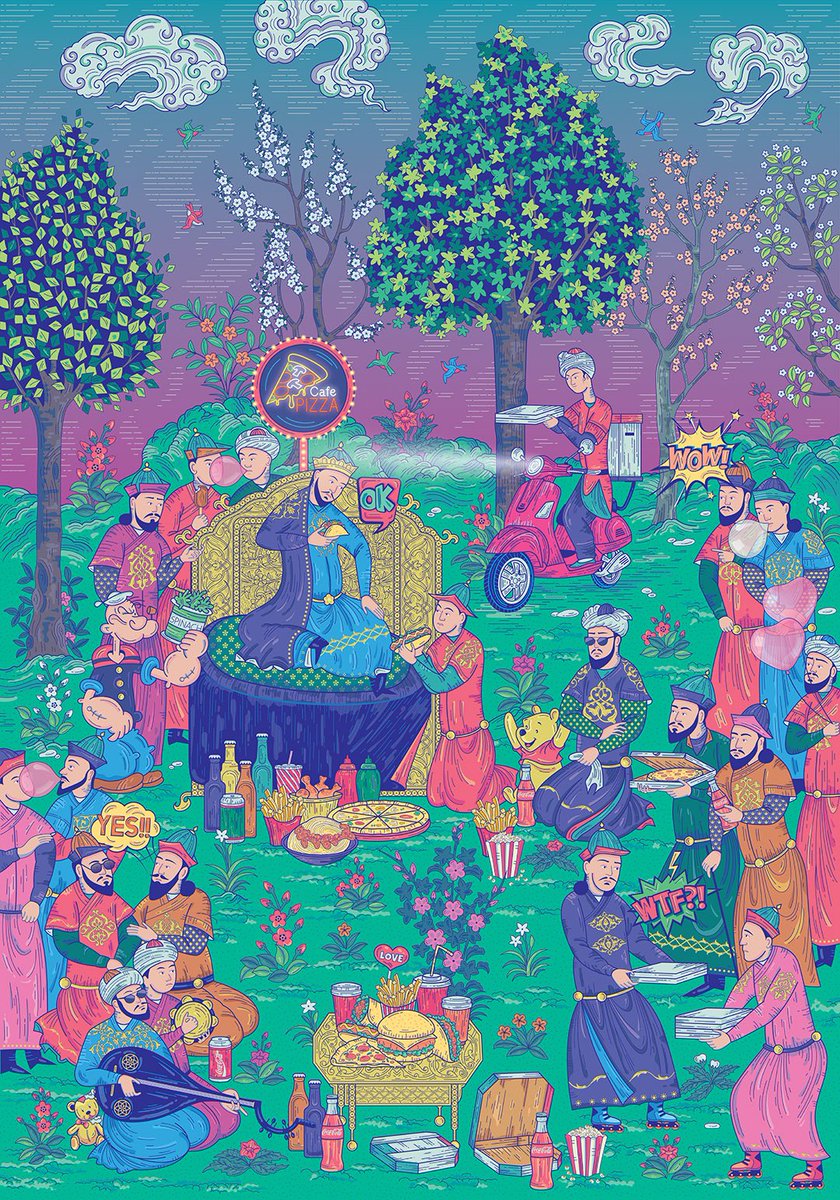 Shidmoaddab's tweet photo. From the Land of Happiness collection
------------
#NFT #NFTs #NFTCommunity #nftart #NFTartist #NFTartwork #NFTProjects #raribleNFT #RaribleArt 
------------ https://t.co/O6Yhi30hY5