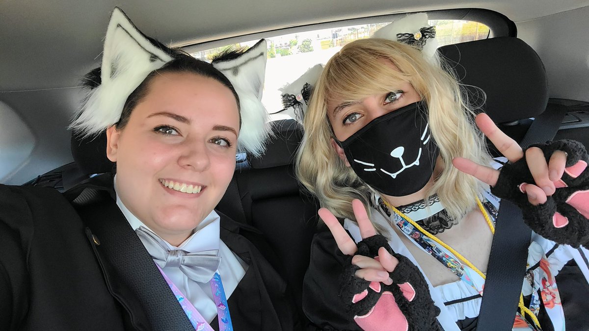 Cat maid and dog butler at your service! #AnimeExpo2022