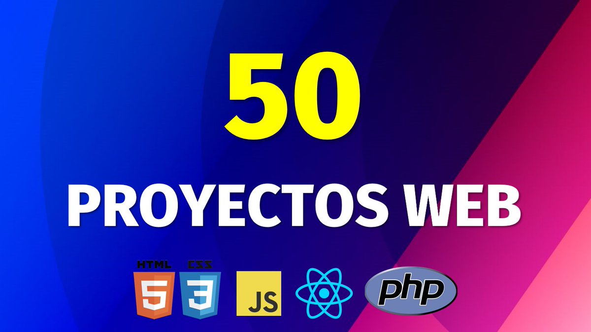 vidamrr's tweet image. ¿Te gustaría practicar tus habilidades de programación web?
En esta playlist puedes encontrar 50 proyectos de desarrollo web completos. 50 tutoriales desde cero para practicar frontend y backend

youtube.com/playlist?list=…

Me ayudas con un RT y ♥? Gracias devs!