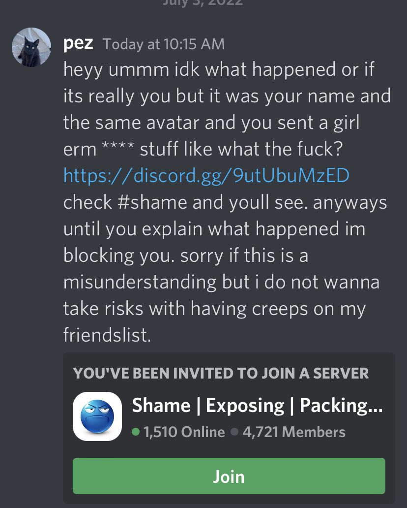 tgsgrass's tweet image. I see #scriptkiddies are still shit at hacking people’s discord. #kekw 

Hey @discord, maybe actually implement a fucking security code or something to like actually stop letting your platform be run by 12 year olds with even the slightest bit of #javasc…