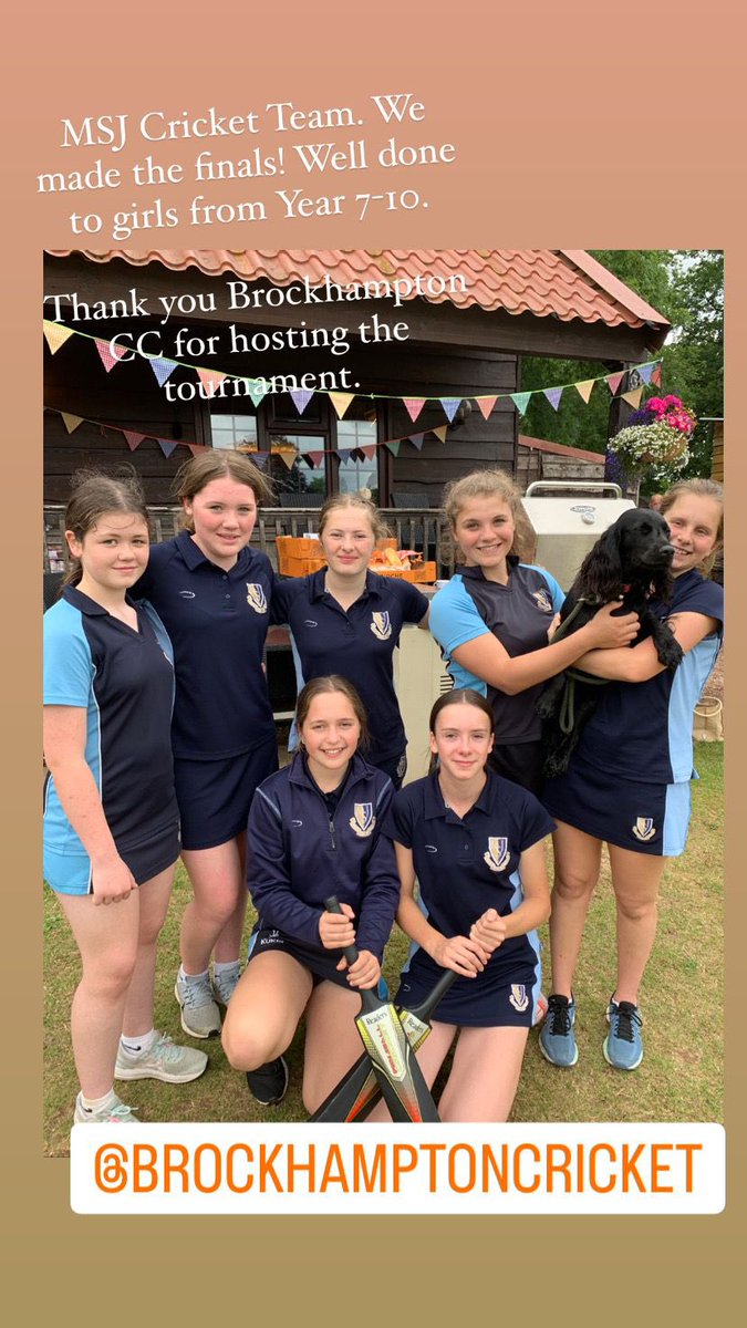 Thank you to <a href="/BrockhamptonCC/">Brockhampton CC</a> for hosting the Just Hit It cricket festival today, our girls made the finals!! Well done to girls from Year 7-10!! <a href="/SportMSJ/">MSJ Sport</a> #goblue #msjgirlscan
