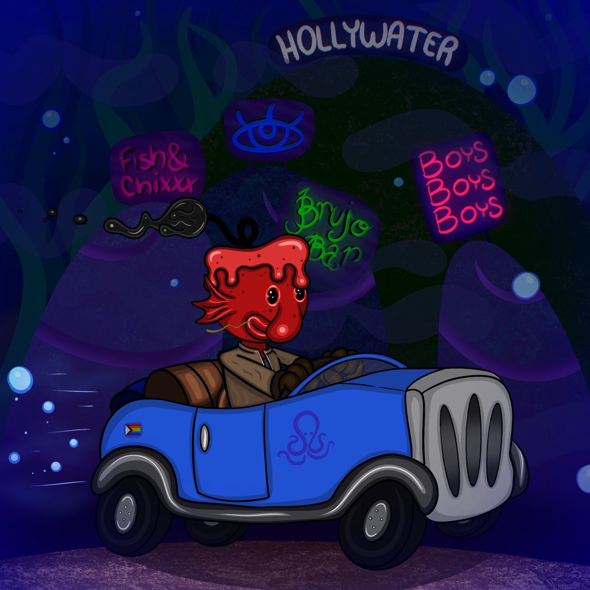 Blobert going to deeptown for the weekend #TheCryptoCandlez