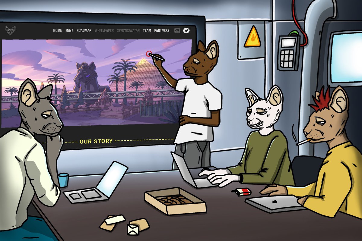 TheSphynxClub's tweet photo. Sphynx 🫡
Team is finalizing the finale details for mint 
launchpad, price, supply, staking, utility and merch all will be released in the next day 

team is building shit and you will not regret all the time you waited and support us 

TSC 🫡
#builders https://t.co/JtHeGzvTJb