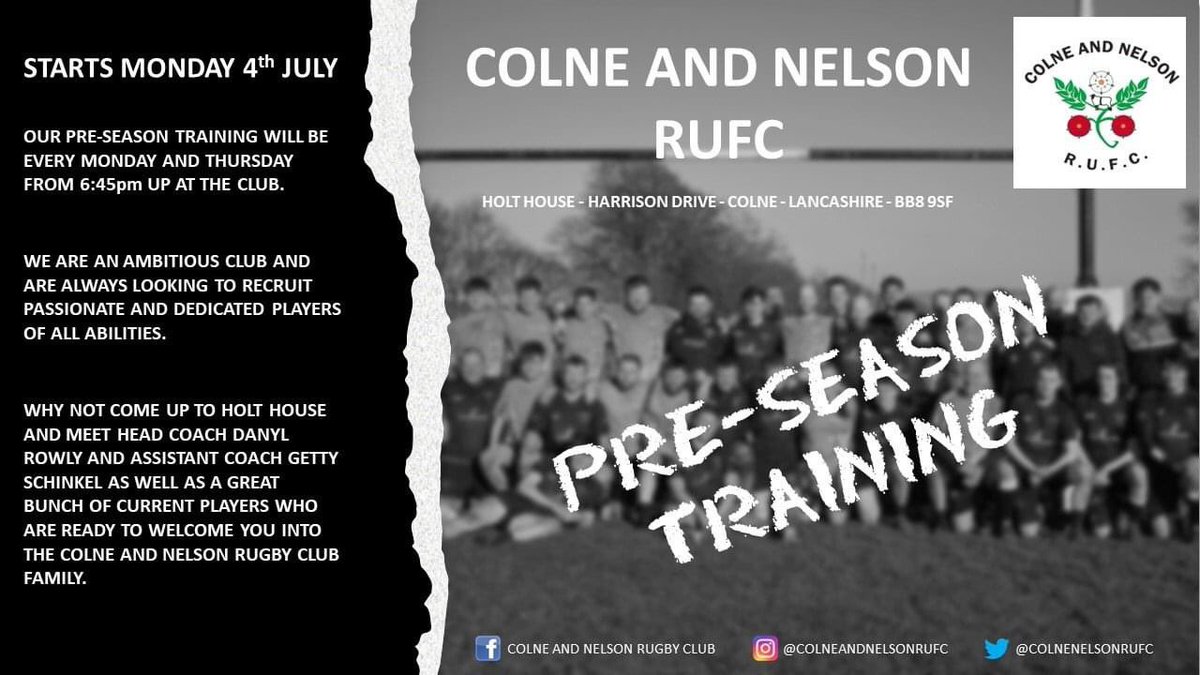 Colne & Nelson RUFC (@ColneNelsonRUFC) on Twitter photo 2022-07-03 20:19:59