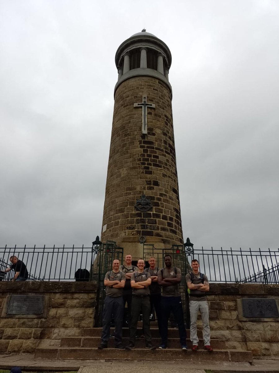 Royal Army Chaplains’ Department (@armychaplaincy) on Twitter photo Day 8: Led by <a href="/BritishArmy/">British Army 🇬🇧</a> Padre Ollie North, the <a href="/Army2MERCIAN/">2nd Battalion, The Mercian Regiment</a> walkers completed the final 7.4km up to the Crich Memorial ready to participate in the annual Mercian Pilgrimage service. They have completed over 168km on their journey.
Well done to all who took part. Day 8: Led by <a href="/BritishArmy/">British Army 🇬🇧</a> Padre Ollie North, the <a href="/Army2MERCIAN/">2nd Battalion, The Mercian Regiment</a> walkers completed the final 7.4km up to the Crich Memorial ready to participate in the annual Mercian Pilgrimage service. They have completed over 168km on their journey.
Well done to all who took part.