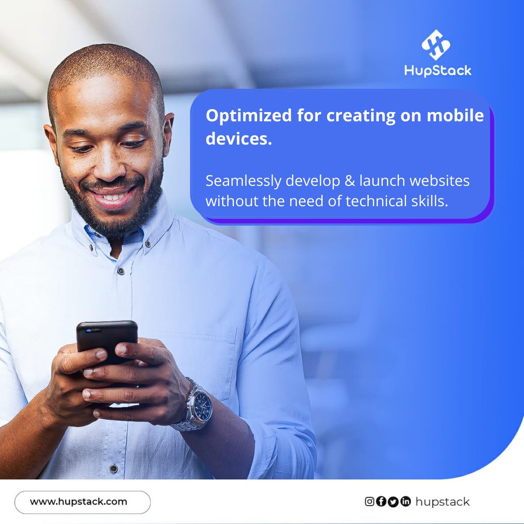 hupstack's tweet photo. #Hupstack empowers citizen development so you can build your dreams online, by eliminating the layer of dependence on technical persons. This means low cost, faster launch, and happier customers for your business.

#design #websitebuilder #cloudsecurity #hosting #customerloyalty https://t.co/sz0zwWoOIP