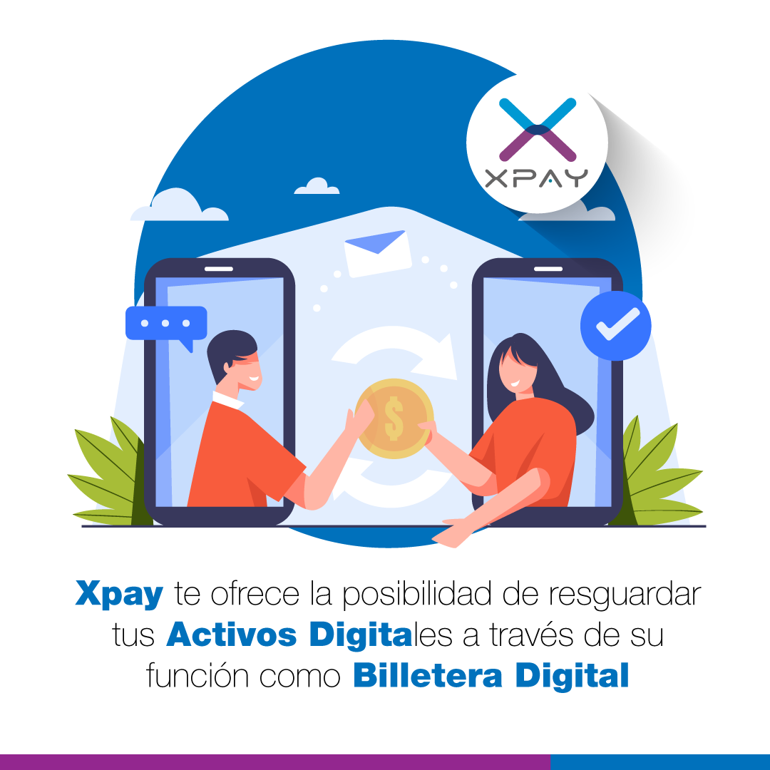 #BilleteraXpay | Nuestra #PasarelaDePagos también te ofrece la posibilidad de resguardar tus #ActivosDigitales a través de su función como #BilleteraDigital ✅