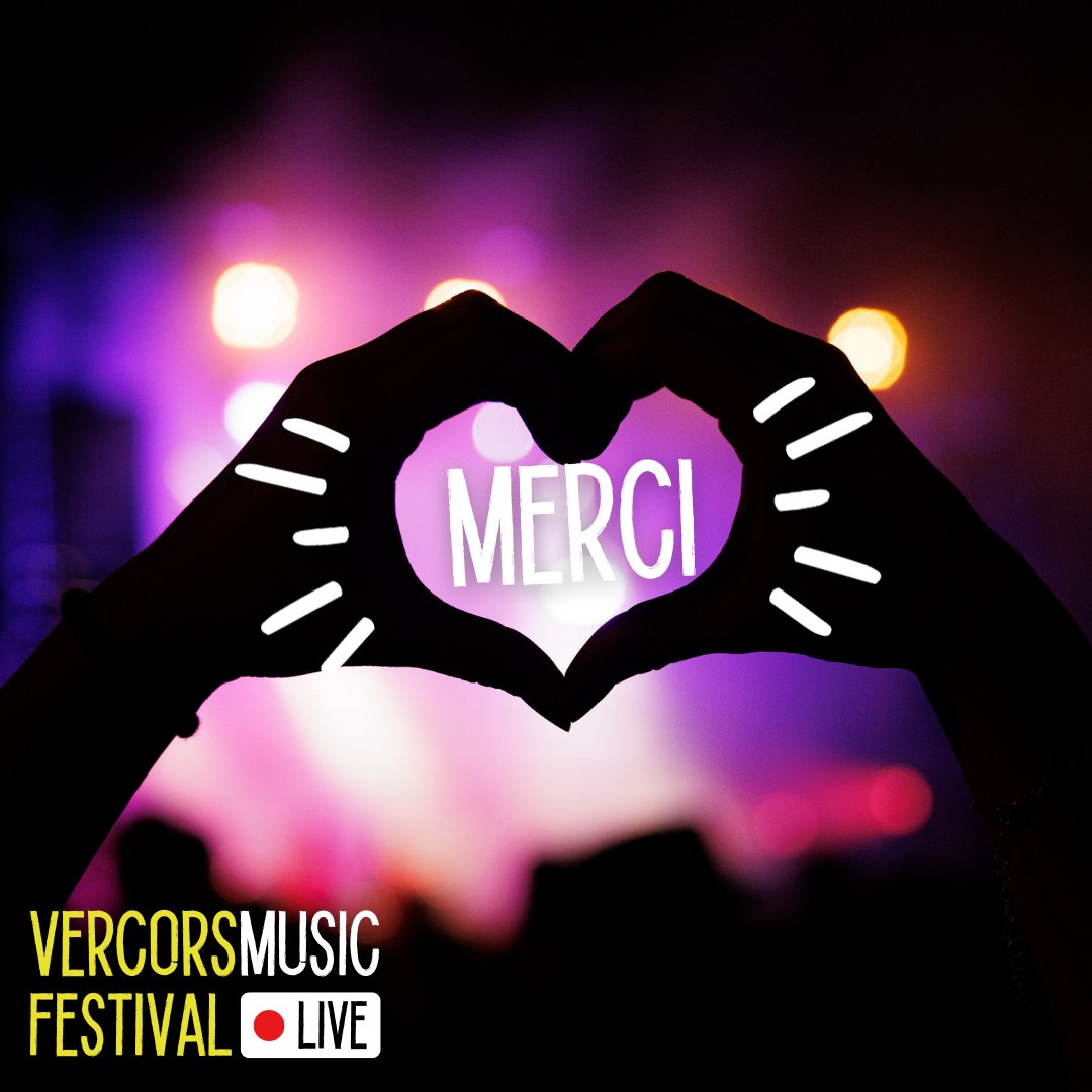 ✨ MERCI ✨

Les montagnes du Vercors ont vibré pendant ces trois jours de musique, de retrouvailles, de moments conviviaux et d’activités en tous genres ! 

On a hâte de vous retrouver, très vite.
🌙 Prenez soin de vous !

#VMF2022