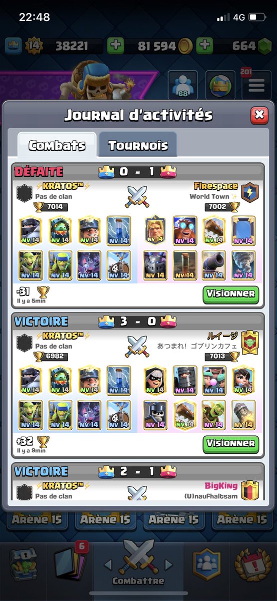 Belle mentalité dans leur clan je Rejoins pour demander pourquoi il bm avec 100 0 toute la game il bm et regarder leur rep… belle mentalité les FR . RT apprécier❤️