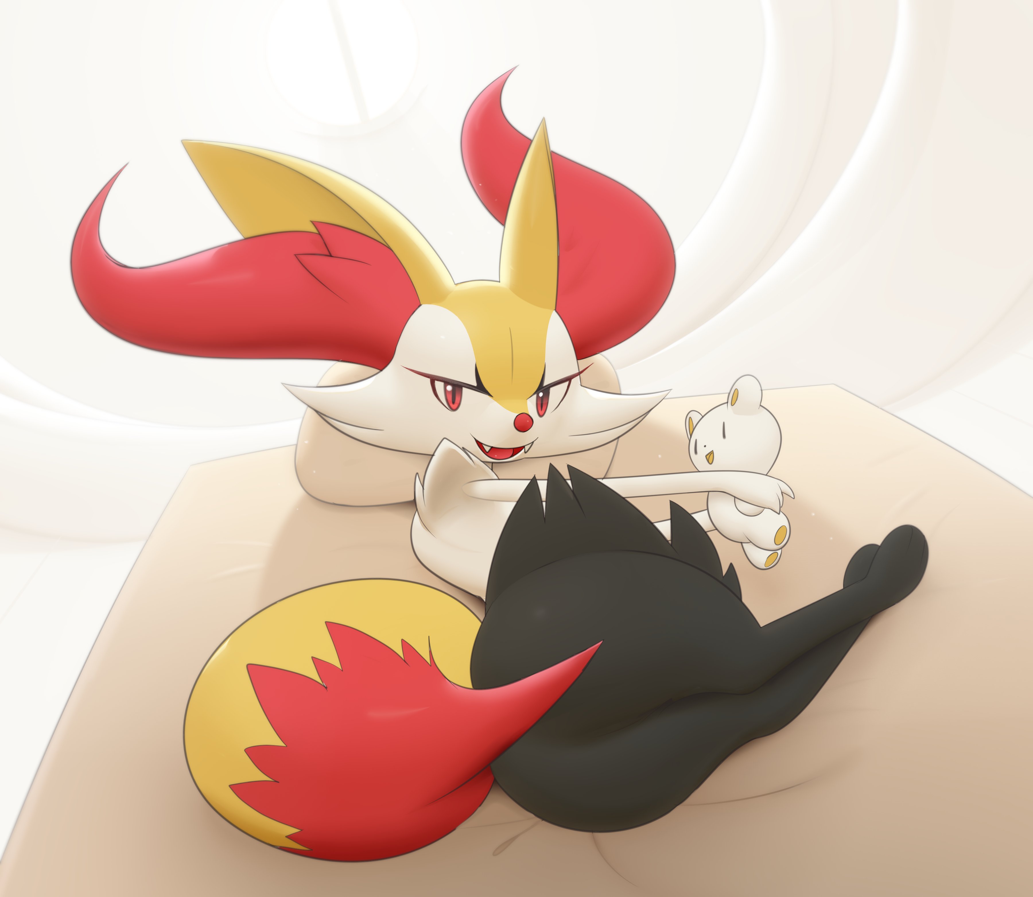 1. Braixen wants to Cuddle! 