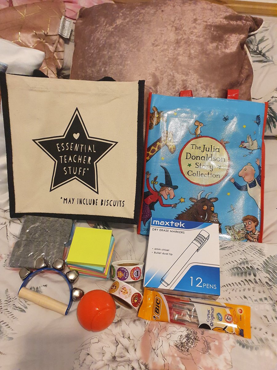 And so it begins! Ready for my first day teaching tomorrow as a supply for <a href="/ndeducation/">New Directions Education</a> PGCE completed now entering the world of work. Excited and nervous but I've worked so hard for this. Little bag of tricks ready! Miss Morgan is ready to teach 👩‍🏫
