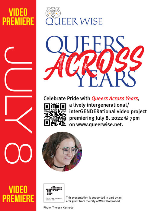 queerwise's tweet photo. Alan regularly went to school in 'boy dress'. Find out what that means on Friday, July 8th @7pm in the world premiere of "Queers Across Years: an #intergenerational video project" on https://t.co/8RztxJG8KB #LGBTQ #QueerArt #NonBinary #pride https://t.co/cRi9cThztX