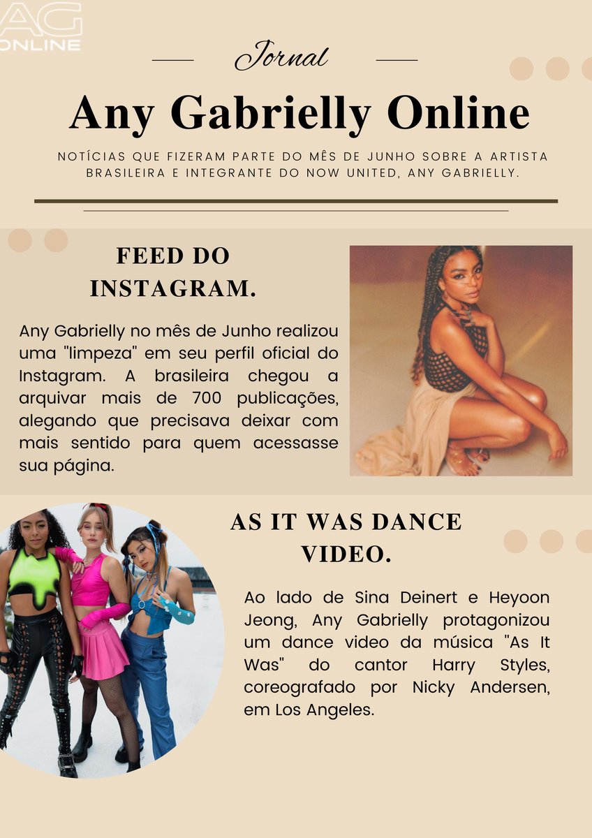 GabriellyOnline's tweet photo. Jornal Any Gabrielly Online x Edição de Junho. https://t.co/ICsXdUrhHr