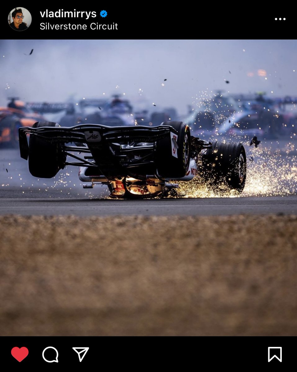 Seen a lot of pictures from turn one day during <a href="/F1/">Formula 1</a> like this from <a href="/vladimirrys/">Vladimir Rys</a> &amp; as a photographer I cannot tell you how intimidating this is coming towards you. You make a choice in that moment with minimal info to continue or bail. It’s a very difficult situation. Chapeau 👏🏻💪🏻