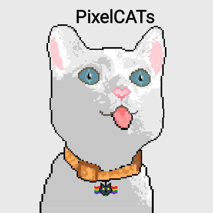 metoyverse's tweet photo. 💥BREAKNG NEWS💥 Pssssttt...Have you heard it?  The 1st NFT #PixelCATs 1/1 collection on @cryptocomnft 💙🐾 We are 100 majestic CUTE PIXEL CATs waiting to be adopted 🤩❤️🐈‍⬛😺 FP 100$. Check and welcome offers on #CRO link #CATlovers 👉 https://t.co/UCa7UUr6cO https://t.co/ZHqnEojIIt