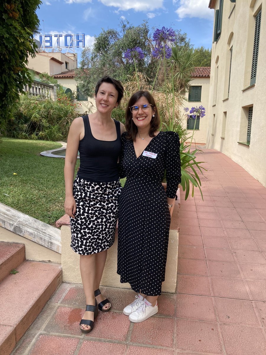 Meeting @ines_figueira88 at #coreustem conference held in Barcelona! A year has passed since the last visit to @CNSantos_lab… Great job WG6 co-leader!