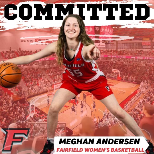After deciding to reopen her recruitment, <a href="/MeghanAndersen2/">Meghan Andersen</a> is excited to commit to play for <a href="/CTbow/">Carly Thibault</a> at Fairfield University. Congratulations to Meghan and her family. We are tremendously proud of you. 
<a href="/HammertimeJH42/">Hammer</a> <a href="/LightningAAU/">Lightning Basketball</a> <a href="/hgsl_girls/">Hoop Group Girls</a> <a href="/Dhammerandersen/">Denise</a> 
<a href="/LaurenHammersl2/">Lauren Hammersley</a>