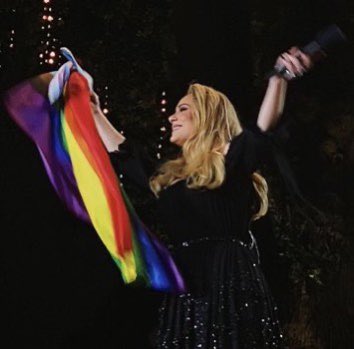 elphienthusiast's tweet image. adele: GAYS GET BEHIND ME