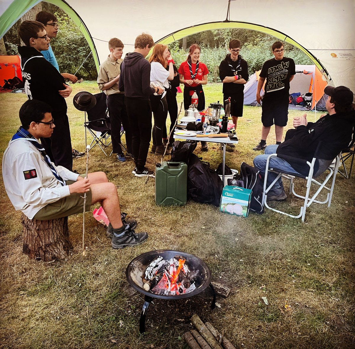 centurionsesu's tweet photo. Explorers 20th Birthday celebration camp - great weekend with lots of fun #essexscouts #ukscouting #scouts #explorer20 https://t.co/AOMXZMgzDR