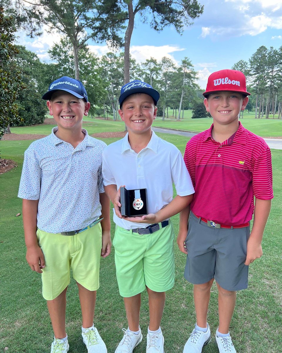 nb3jgnc's tweet photo. Congratulations to all these players who are heading to play on the first ever All Boys National Championship on @golfchannel! #jgnc #nb3jgnc @ugagolfcourse @CoushattaResort @JuniorGolfHub @GOLFTEC @WilsonGolf https://t.co/lTPeXC49lG
