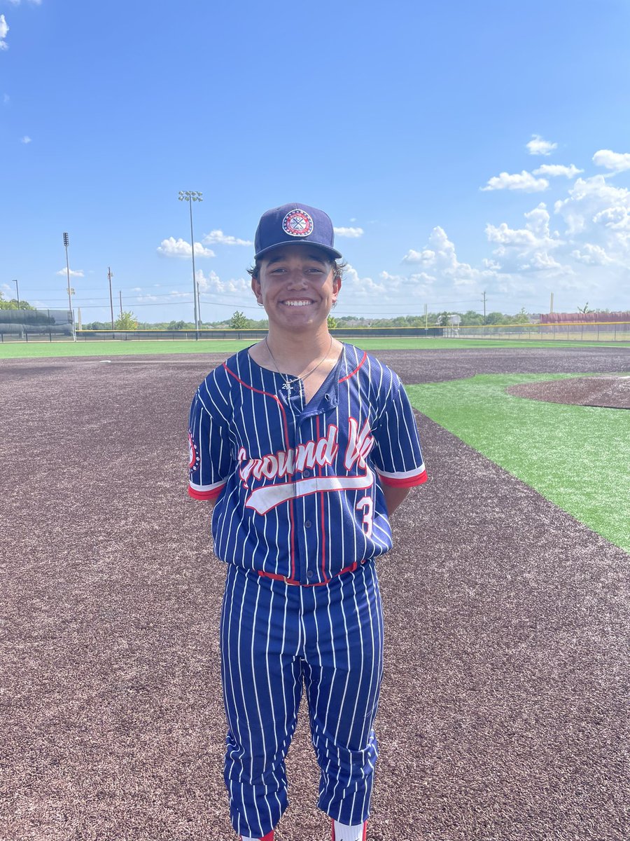 FiveToolTexas's tweet photo. #SummerShowdown F: Ground Up Baseball Academy 10, Edge Baaeball Columbia 16U 2
PoG: @BraxtonNeel 2-3, 2B, 3 RBI 
Pitcher: @Ashton_bigsexy8 5.0 IP, 3K, 3H, 2R
Hitter: @Sanchez24Santi 1-1, 2B, 2 RBI, 2R
Notable: @kylep112 2-3, RBI, 3R https://t.co/8I5w8Fq5f9