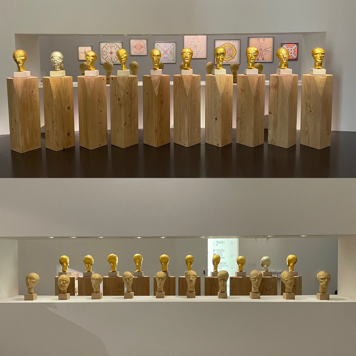 cle_mao_takacs's tweet photo. On ne sort pas indemne de cette exposition, que j'ai parcourue plusieurs fois, fasciné tant par le travail puissant de #EvaAeppli que par la remarquable scénographie qui fait dialoguer ses œuvres avec celles d'autres créateurs. @PompidouMetz #Metz https://t.co/zrkjYcBDjV