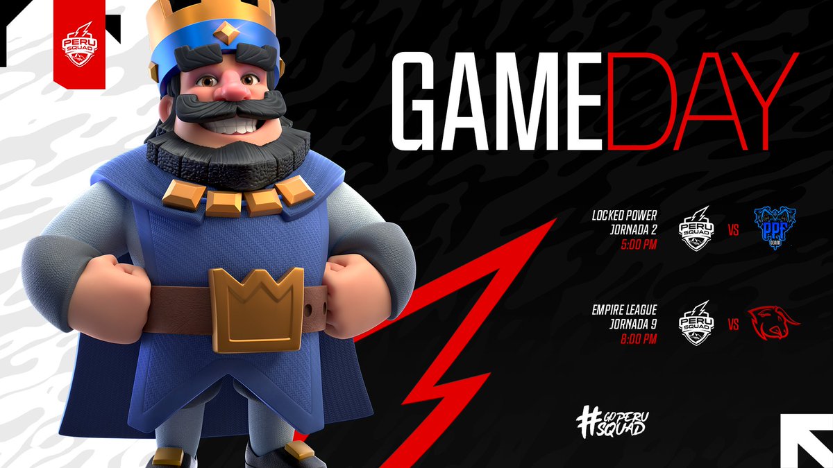 #CR | GAMEDAY ⚡️

🗓 Domingo 03/07/2022

🏆 <a href="/Locked_Power/">Locked Power</a>
◼️ Jornada 2
🆚️ <a href="/EsportFtf/">FTF-eSport 🏆</a>
⏰️ 17:00 🇵🇪

🏆 @EmpireLeague4
◼️ Jornada 9
🆚️ <a href="/BullStars_/">𝗕𝘂𝗹𝗹𝗦𝘁𝗮𝗿𝘀™</a>
⏰️ 20:00 🇵🇪

#ClashRoyale #GoPeruSquad