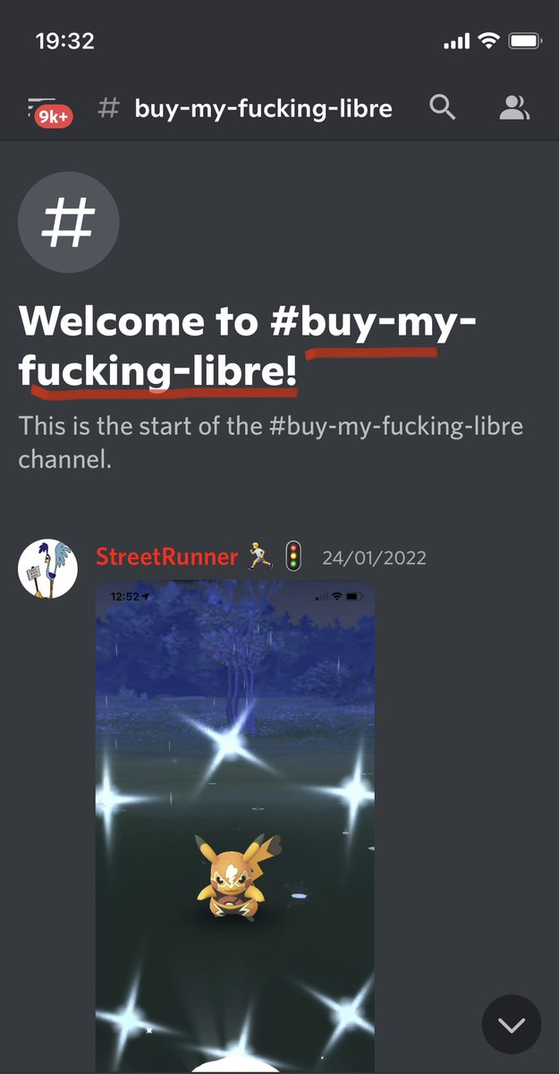 @Wankowanyooo Sadge, 😔no shiny✨. But hey 👋 do you know 🕵️‍♀️about this amazing offer🙋‍♀️? This guy is selling💰 his shiny libre with 10% 📈commission.