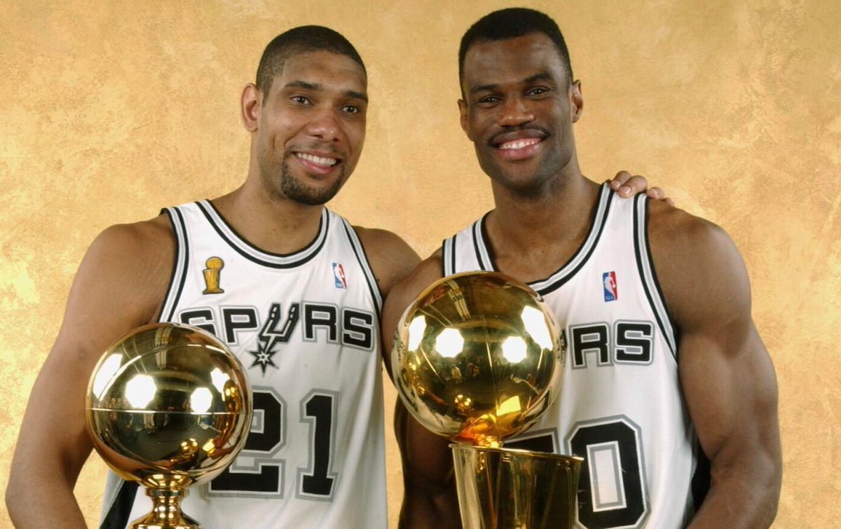 SpursNationCP's tweet photo. David Robinson really got drafted 1st overall, missed 2 years to serve in the Navy, then came back and averaged 24/12/4 to win ROY🙌 https://t.co/mgg6sRHOOC