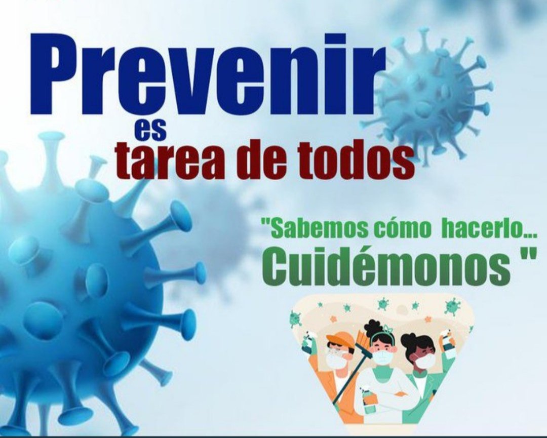 El COVID19 aún no está derrotado.
Aumentan los contagios y hay fallecidos.
A cuidarnos se ha dicho
#RefuerzaTuVacuna 
#IICongresoDeLaClaseObrera