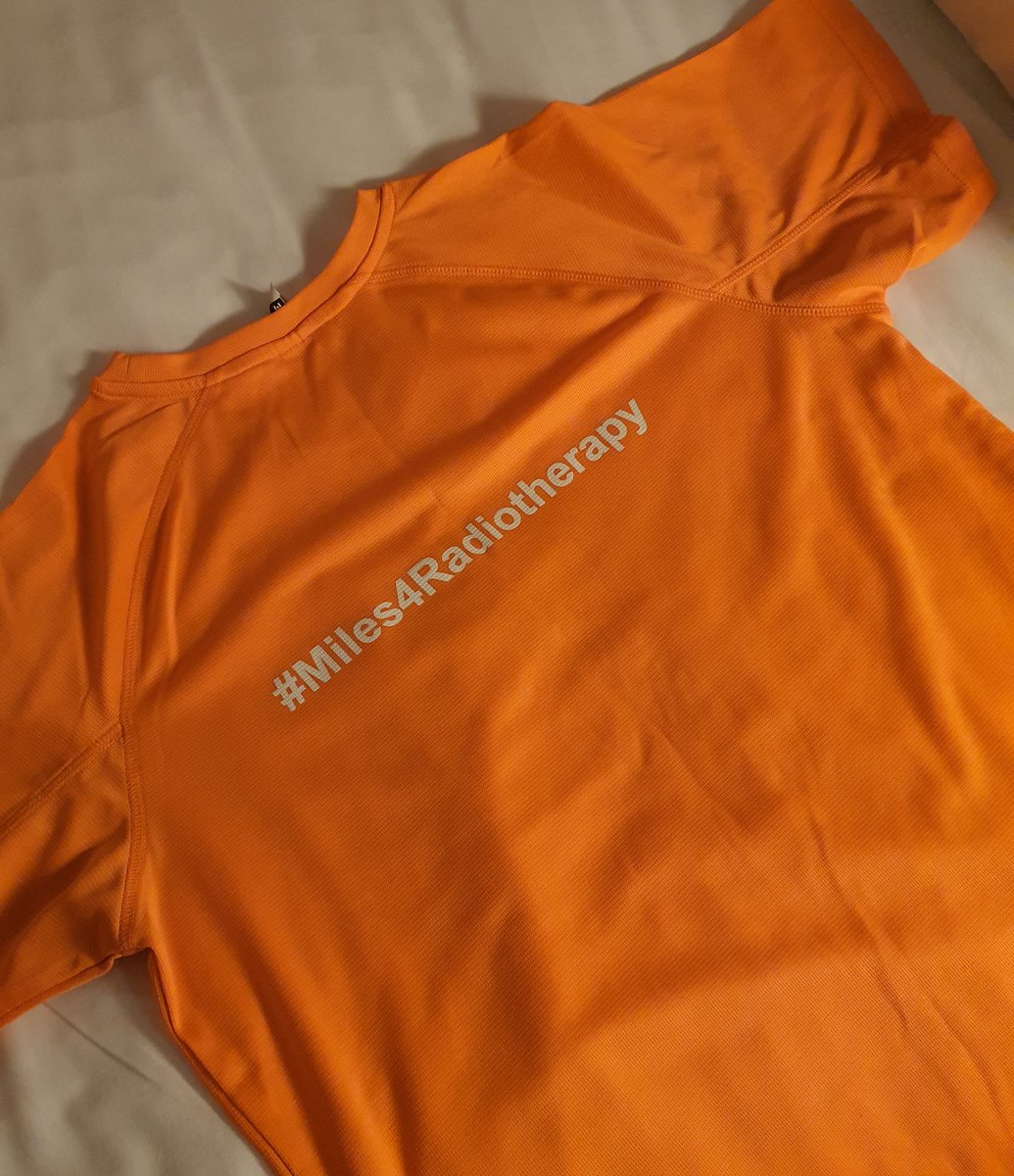 SallyMieu's tweet photo. Managed to find my @radiotherapy_uk #Miles4Radiotherapy violently orange t shirt, ready for some early morning runs with my #RadiographyFamily! But first, sleep 😴 #RadDiary #RadRun https://t.co/yuOYliArI0