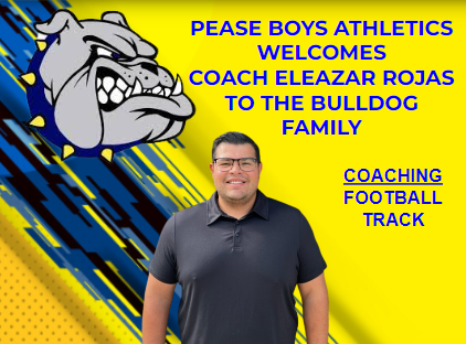 HutchesonSci's tweet photo. The Bulldog Coaching Staff wants to welcome Coach Eleazar Rojas to the @nisdPease family!
Let's Go Bulldogs! https://t.co/hmYSWp6RxT