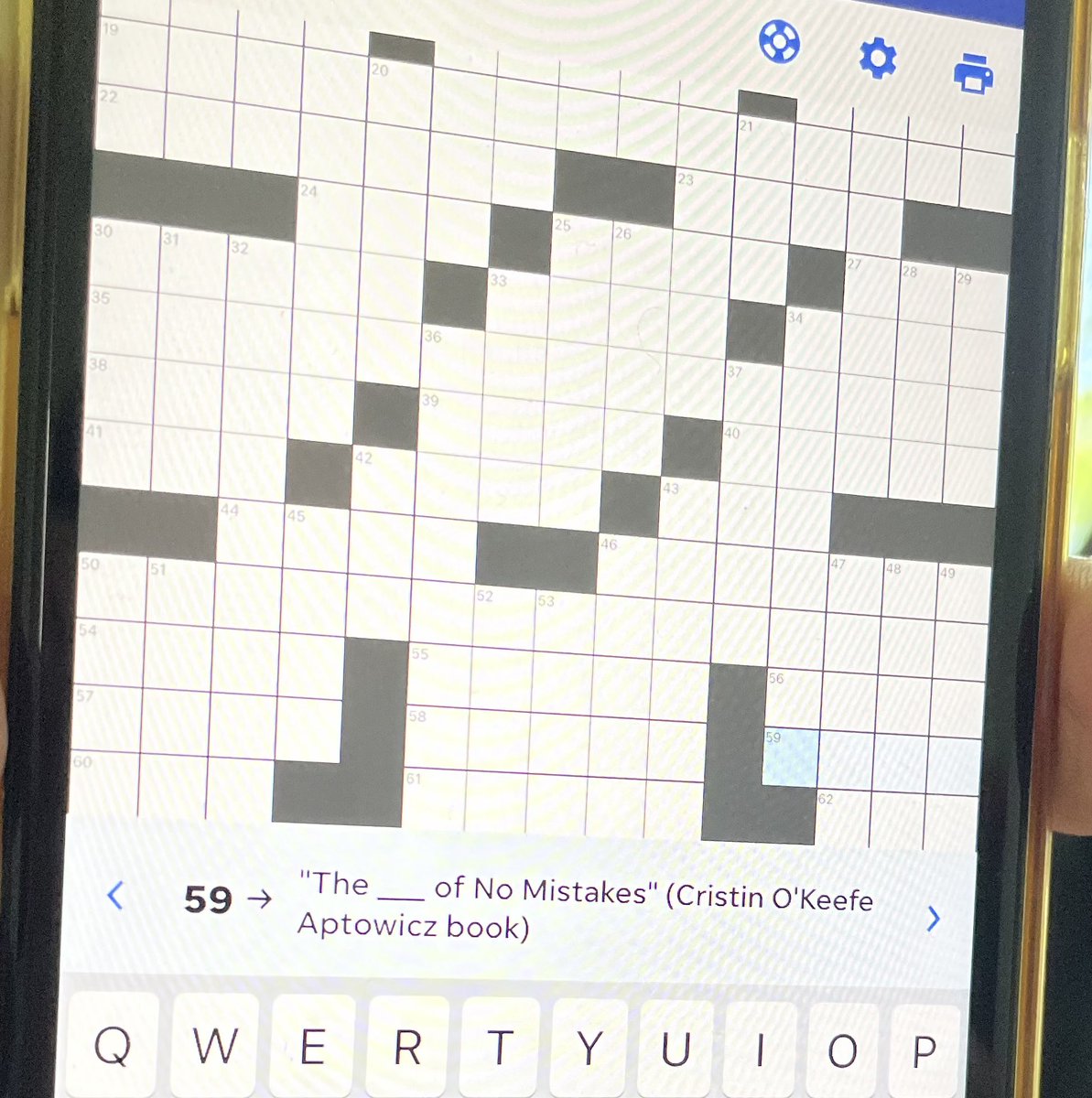 Congrats to <a href="/coaptowicz/">Cristin O'Keefe Aptowicz</a> for having WB poetry collection be a clue in today’s <a href="/USATODAY/">USA TODAY</a> crossword puzzle! Do you know the answer?