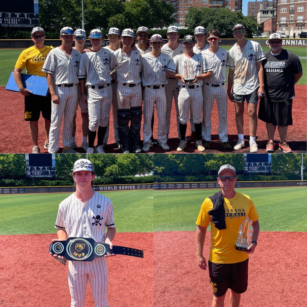 Solid 7-1 run the past 5 days for the 2023 <a href="/DirtbagsMid/">Dirtbags Mid-Atlantic</a> ☠️
Beat the <a href="/ECTitansBaseba1/">ECTitansBaseball</a> 2-0 in the <a href="/PSBaseballinc/">Prospect Select</a> Mid-Atlantic Classic Championship 🏆 
Relentless group of dawgs that bring out the best in each other 👊
Very exciting.