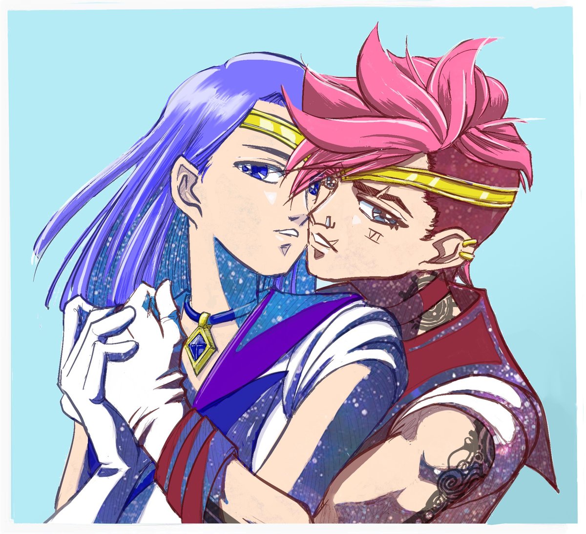 Everyone thinks in Star Guardian Vi and Caitlyn will be like Haruka and Michiru, don't they?
#StarGuardian #LeagueOfLegends #Arcane #caitvi