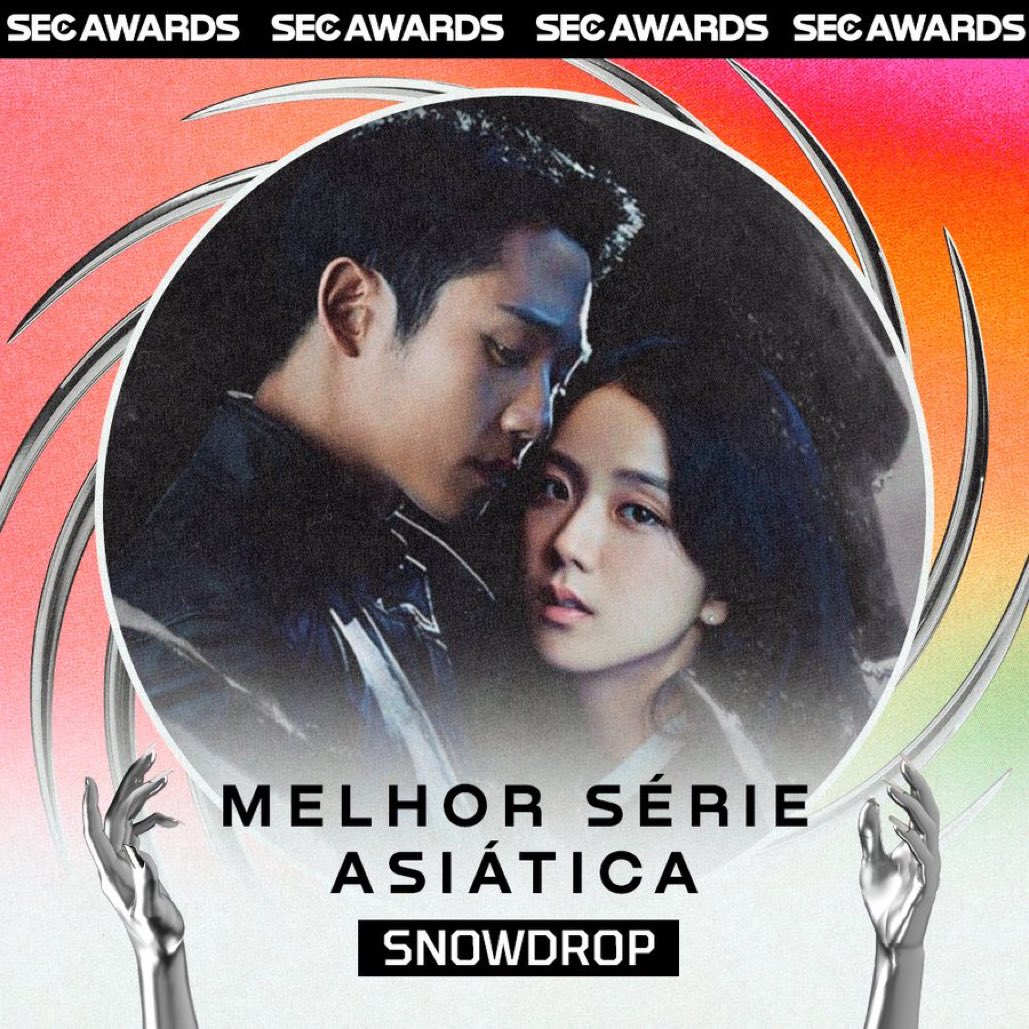 #Snowdrop won the category of 'Best Asian Series' in #SECAwards 2022. 🏆

 #SECAwardsDay #JISOO #블랙핑크 #지수 @BLACKPINK