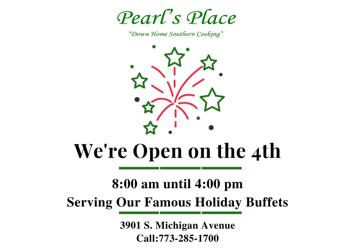 Pearl's Place Restaurant (@pearlsplaceIL) on Twitter photo 2022-07-03 23:18:49