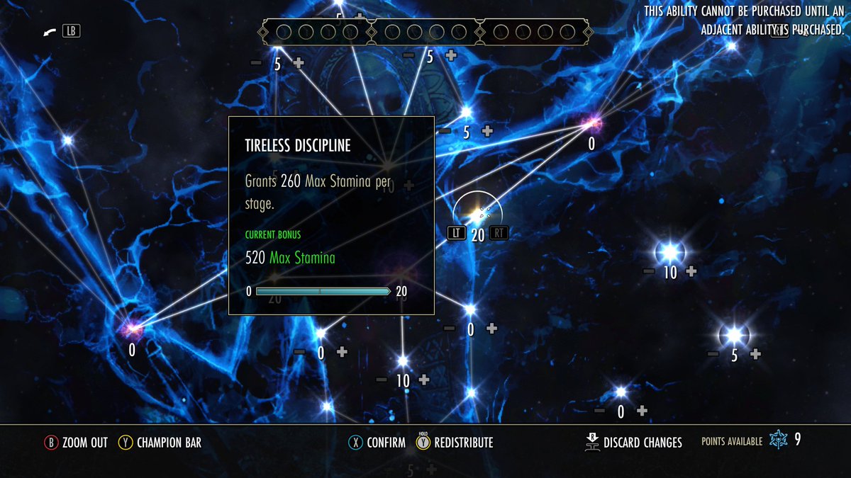 ArtisticDead's tweet photo. @BethesdaSupport Hey. I have issued multiple tickets about an issue I am having with spending my champion points on my fav toon. PLEASE HELP.  It keeps telling me that I cant spend my points because theres nothing connected to it, when there is. Last ticket number on 2nd photo. https://t.co/xTDQTX2cFC