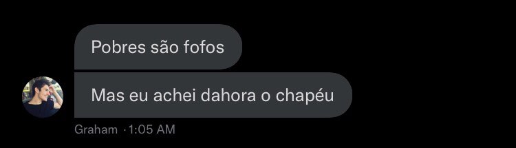 só pq fui jogado no lixo. Achei 0 humilde graham kkkkkkkkk