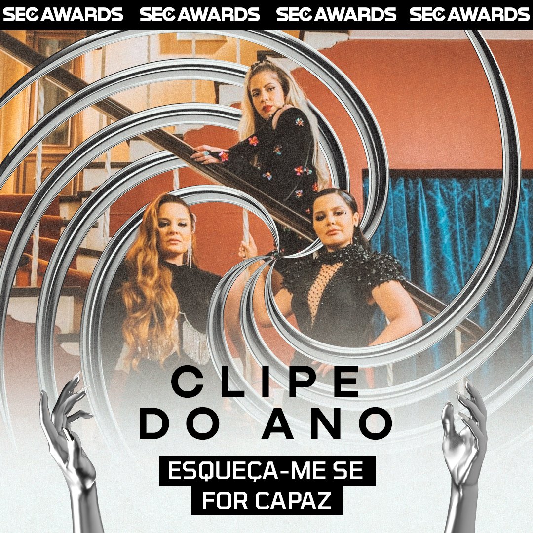 A eterna @MariliaMReal em parceria com @MaiaraeMaraisa venceram a categoria 'Clipe do Ano' pela música 'Esqueça-me Se For Capaz' no #SECAwards 2022. ❤️

#SECAwardsDay