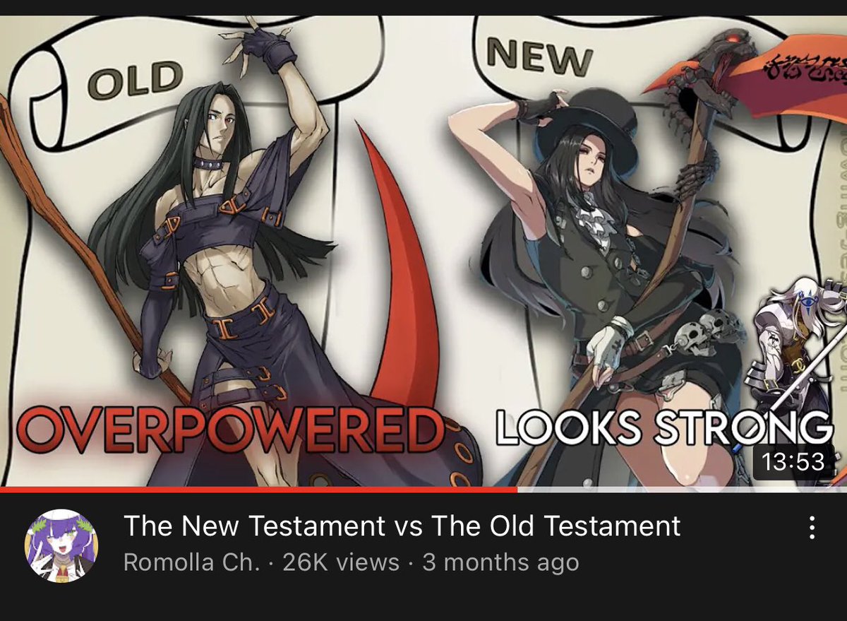 Imagine a young Christian boy wants to catch up on their principles throughout the years and he stumbles onto a busty cow themed transfem vtuber talking about a goth NB grim reaper in a heavy metal anime fighting game