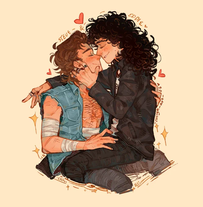 screaming crying etc #steddie 