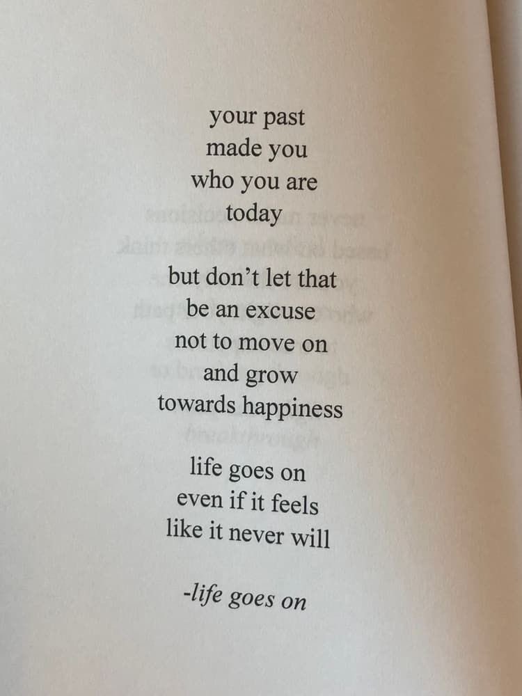 bookpoets's tweet image. life goes on