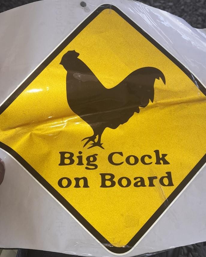 C_D_Driving's tweet photo. This is a Sticker that can get a guy in trouble. Ladies would you get this for your man? https://t.co/ArMGrDEnp9