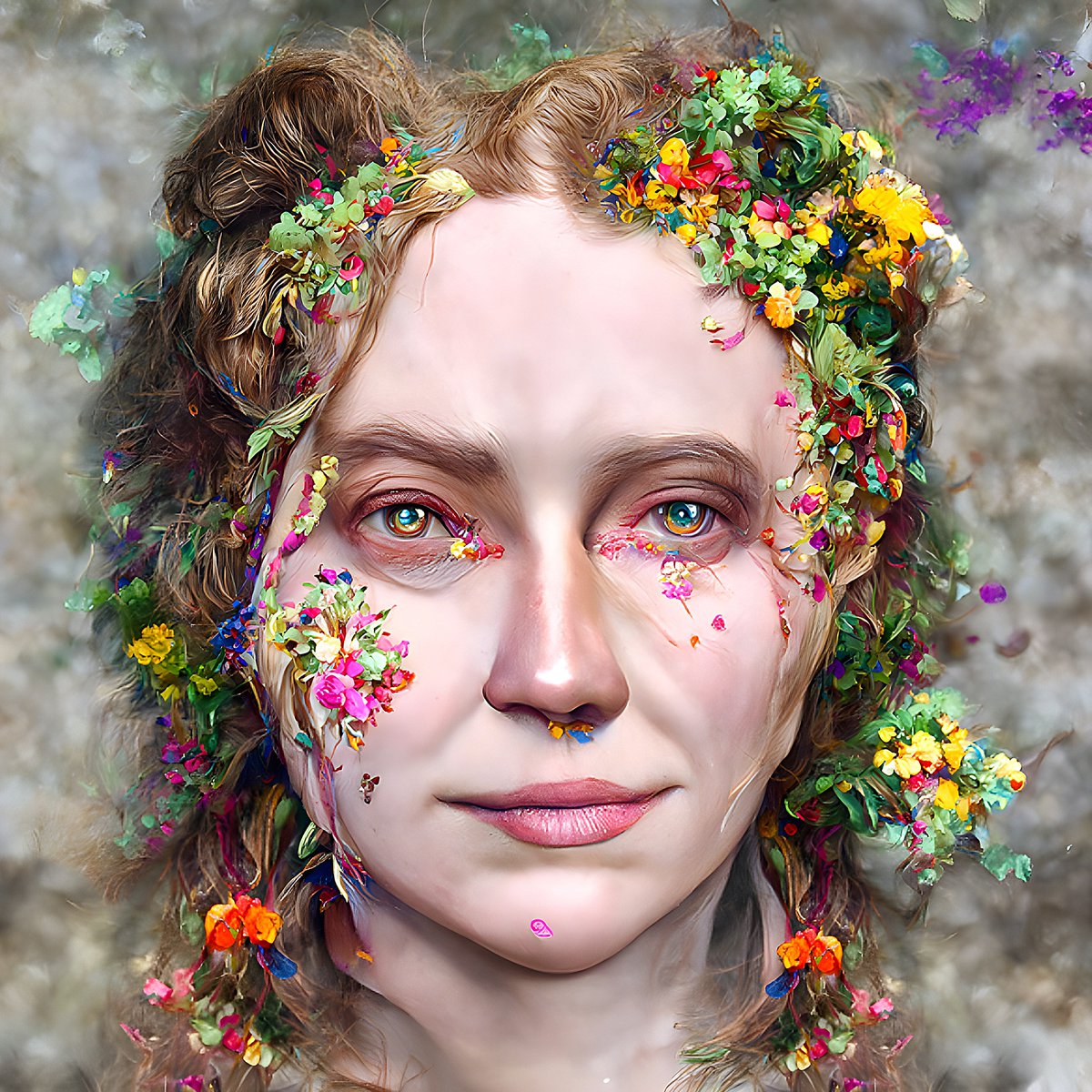 Madam flower. 1/1 on foundation

#nft #NFTartwork #NFTs #NFTartist #portrait 

foundation.app/@freewely/char…