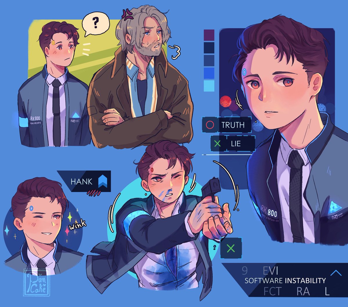 MissPancakeDraw's tweet image. I'm the android sent by cyber life :D !
#DetroitBecomeHuman #DBHConnor
