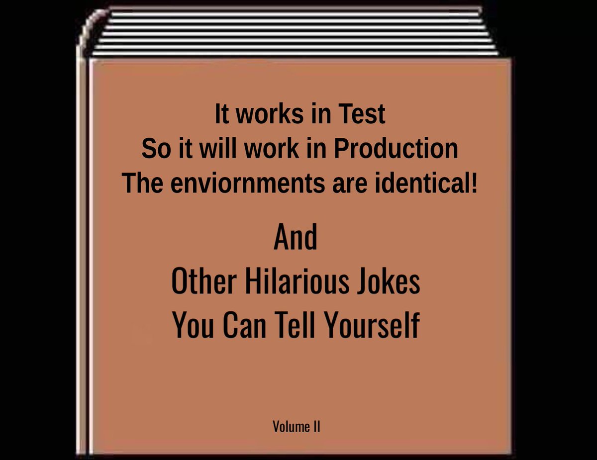 Ashot_'s tweet image. We test everything! Nothing works in Production.
