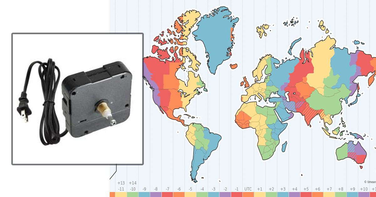 ClockPartsCom's tweet image. Our Electric USA Auto Set #ClockMotor's high torque &amp;amp; can pull hands up to 18” and allows for never having to change batteries.  
Pre programmed to update for Daylight Savings until the Year 2099; works in all 4 American time zones/ #ClockMovements #Clocks clockparts.com/electric-usa-a…
