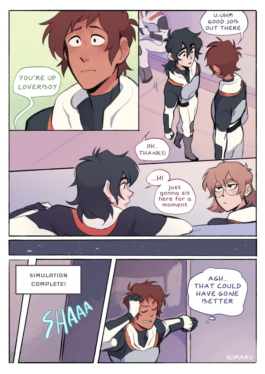 VR/college AU part 14-3! Keith also stayed around to watch eheh 