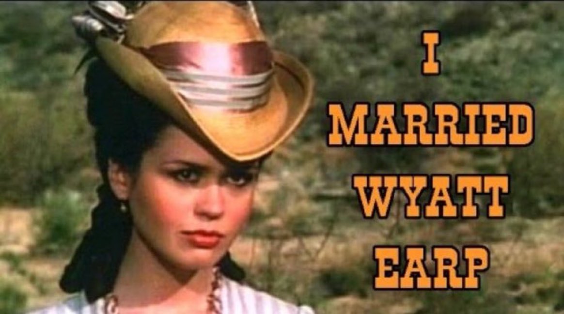Super70sSports's tweet photo. The 1983 TV movie "I Married Wyatt Earp" was a big hit for NBC but their follow-up Western, "I Once Gave Doc Holliday a Handjob” proved to be less popular. https://t.co/ku76FiyTdR